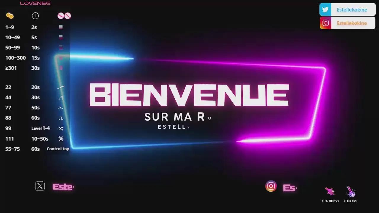 Estellekokine on Cam4